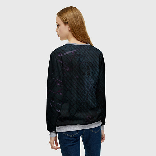 Женский свитшот Дерзкая альтушка / 3D-Меланж – фото 4