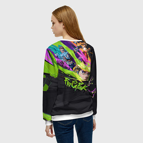 Женский свитшот Fragpunk / 3D-Белый – фото 4