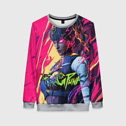 Свитшот женский Fragpunk serket, цвет: 3D-меланж