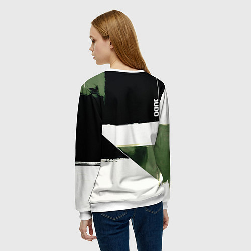 Женский свитшот Время дзюдо / 3D-Белый – фото 4