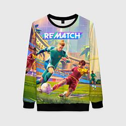 Свитшот женский Rematch pro edition, цвет: 3D-черный