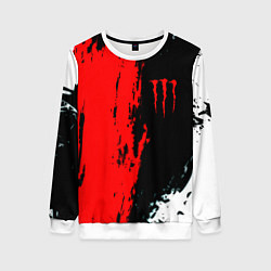 Женский свитшот Monster energy краски спорт