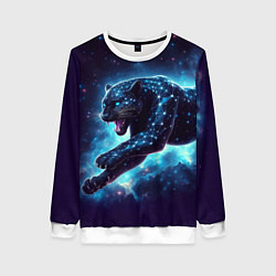 Женский свитшот Fantastic star panther - ai art fantasy