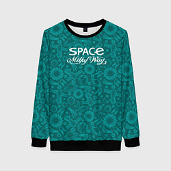 Свитшот женский Наш Млечный путь, цвет: 3D-черный
