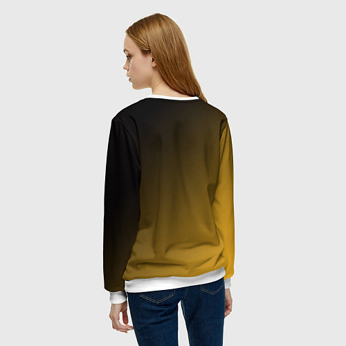 Женский свитшот Ретро мотоцикл BMW / 3D-Белый – фото 4