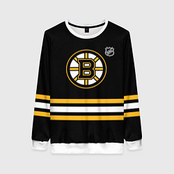 Свитшот женский Бостон Брюинз хоккей, цвет: 3D-белый