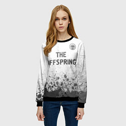 Свитшот женский The Offspring - white gradient посередине, цвет: 3D-черный — фото 2