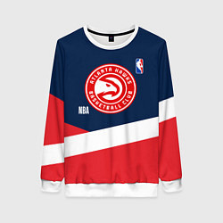 Свитшот женский Atlanta Hawks NBA basketball, цвет: 3D-белый