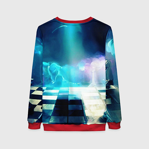 Женский свитшот Дымовая партия / 3D-Красный – фото 2