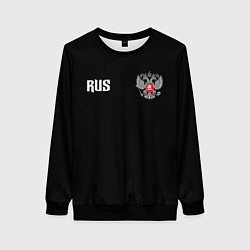 Женский свитшот Россия три полоски