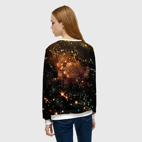 Женский свитшот Bones в панаме / 3D-Белый – фото 4