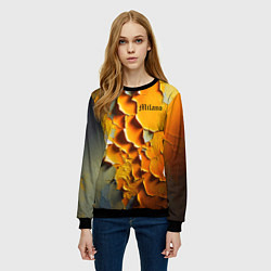 Свитшот женский Peeling plaster - Milano, цвет: 3D-черный — фото 2