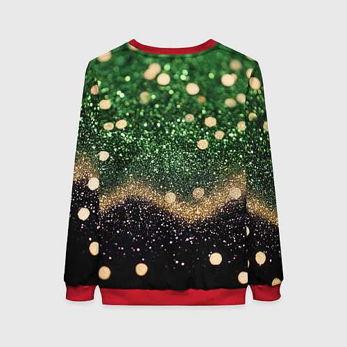 Женский свитшот Lana Del Rey играет на гитаре / 3D-Красный – фото 2