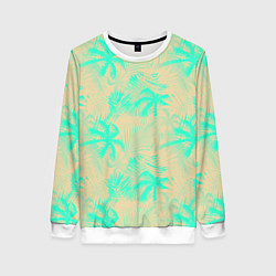 Женский свитшот Palm light blue
