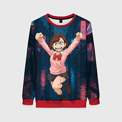 Свитшот женский Сиратори Айра в ярости, цвет: 3D-красный