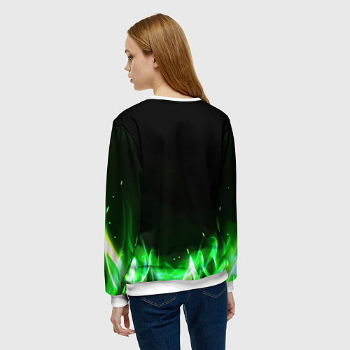 Женский свитшот XXXTentacion hardcore / 3D-Белый – фото 4