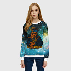 Свитшот женский XXXTentacion think about it, цвет: 3D-белый — фото 2