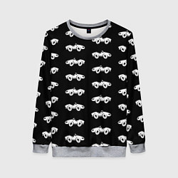 Свитшот женский Автомобили, цвет: 3D-меланж