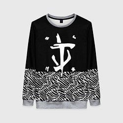 Свитшот женский Doom геометрия линии, цвет: 3D-меланж