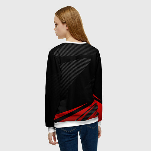 Женский свитшот Umbrella - спорт / 3D-Белый – фото 4