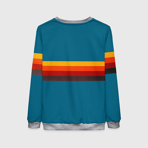 Женский свитшот Ретро автобус ЗИЛ 156 поп-арт / 3D-Меланж – фото 2