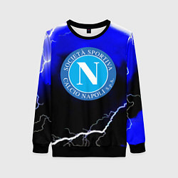 Свитшот женский Наполи шторм, цвет: 3D-черный