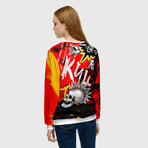 Женский свитшот Король и Шут - Я верю в чудо / 3D-Белый – фото 4