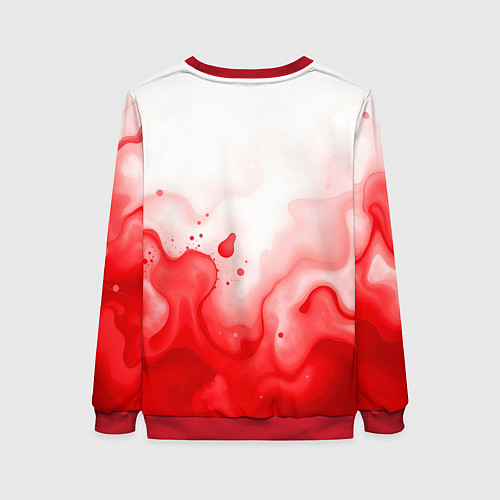 Женский свитшот Фк Ливерпуль 2025 / 3D-Красный – фото 2