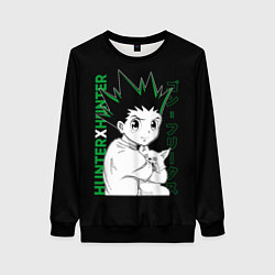 Свитшот женский Гон Фрикс Хантер х Хантер, цвет: 3D-черный