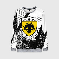 Свитшот женский AEK броня текстура краски, цвет: 3D-меланж