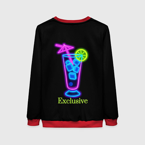 Женский свитшот Exclusive / 3D-Красный – фото 2