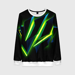 Женский свитшот Geometric neon