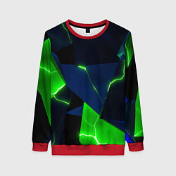 Женский свитшот Neon tile green