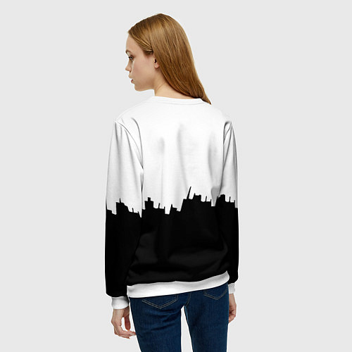 Женский свитшот Bayern Mnchen пиксели / 3D-Белый – фото 4