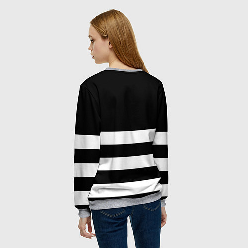 Женский свитшот Juventus линии / 3D-Меланж – фото 4
