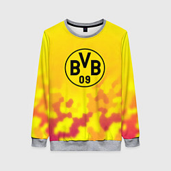Свитшот женский Borussia камуфляж желтый текстура, цвет: 3D-меланж