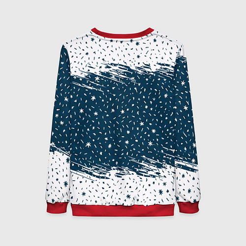 Женский свитшот Сантамаха / 3D-Красный – фото 2