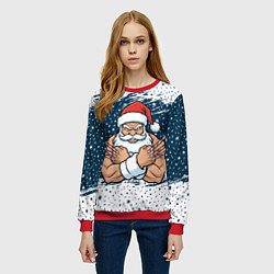 Свитшот женский Сантамаха, цвет: 3D-красный — фото 2