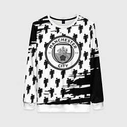 Женский свитшот Манчестер сити краски люди