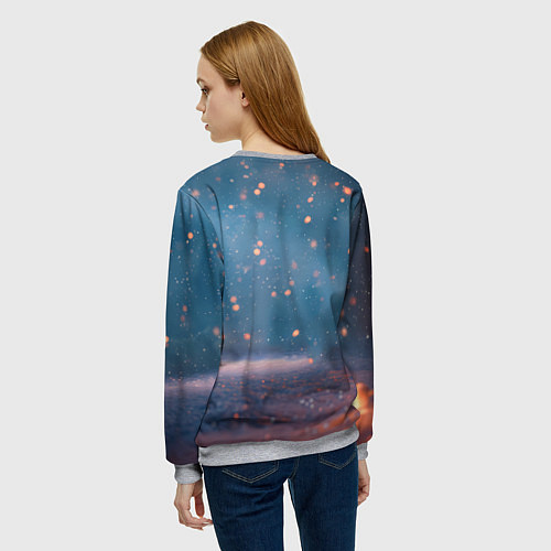 Женский свитшот Игрушечная лошадка 2026 / 3D-Меланж – фото 4