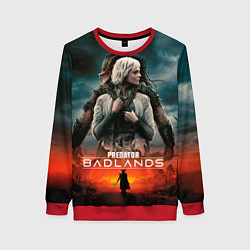 Женский свитшот Главные герои Хищник планета смерти