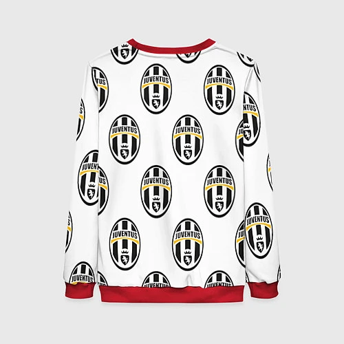 Женский свитшот Juventus Pattern / 3D-Красный – фото 2