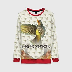 Свитшот женский Imagine Dragons: Fly, цвет: 3D-красный