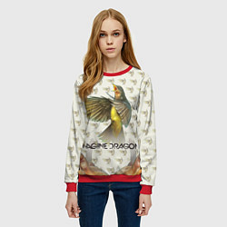 Свитшот женский Imagine Dragons: Fly, цвет: 3D-красный — фото 2