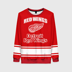 Свитшот женский Detroit red wings, цвет: 3D-красный