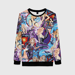 Свитшот женский Как у Мэтт Тейлора с девушками, цвет: 3D-черный