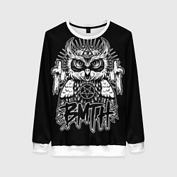 Свитшот женский BMTH Owl, цвет: 3D-белый