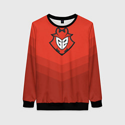 Свитшот женский G2 eSports Uniform, цвет: 3D-черный