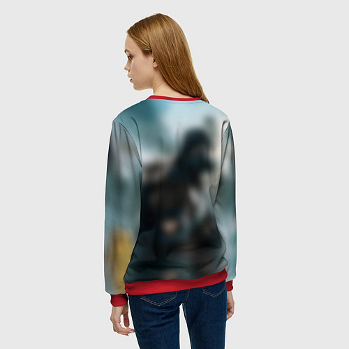 Женский свитшот Division 1 / 3D-Красный – фото 4