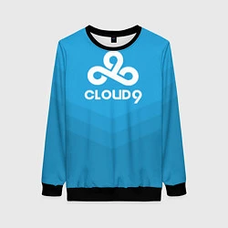 Свитшот женский Cloud 9, цвет: 3D-черный